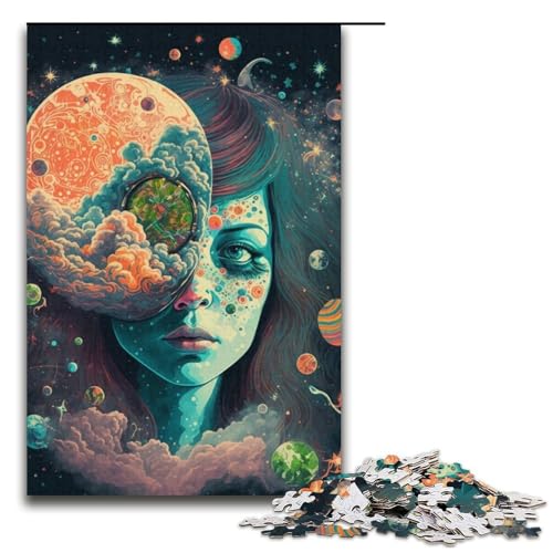 Puzzle für Erwachsene 1000 Cosmic High für Erwachsene, Papppuzzles, Familienspiele, Weihnachts- und Geburtstagsgeschenke, Größe 38 x 26 cm Puzzle für Erwachsene 1000 Cosmic High für Erwachsene, Papppuzzles, Familienspiele, Weihnachts- und Geburtstagsgeschenke, Größe 38 x 26 cm von LLONGKT
