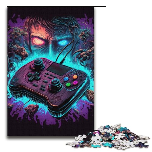 Puzzle für Erwachsene Neon-Spiel Puzzles für Erwachsene 1000 Karton Puzzlegröße 38x26cm von LLONGKT