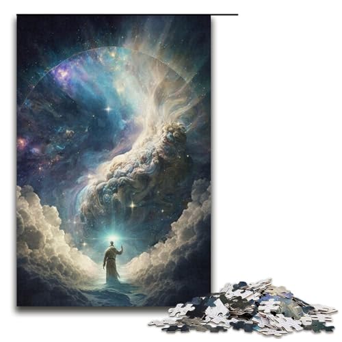 Puzzle für Erwachsene mit 1000 Teilen, Galaxie-Explosions-Puzzle, Denkspiel, anspruchsvoll, Aber unterhaltsam und humorvoll, Größe 38 x 26 cm von LLONGKT