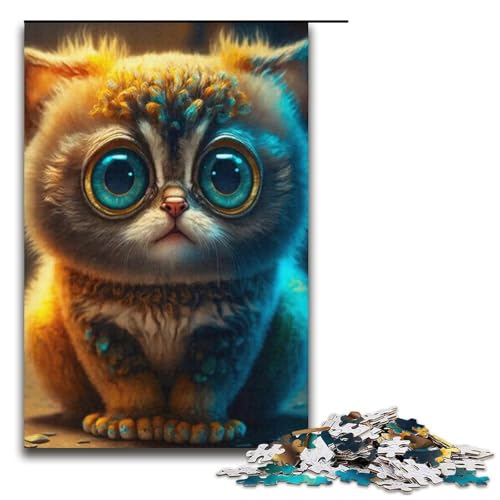 Puzzle für Erwachsene mit 1000 Teilen, Hasenbaby-Puzzle, Denkspiel, anspruchsvoll, Aber unterhaltsam und humorvoll, Größe 38 x 26 cm von LLONGKT