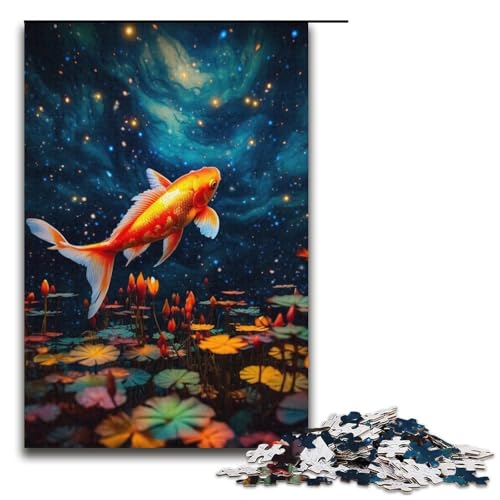 Puzzle für Erwachsene mit 1000 Teilen, JigsawsArt Goldfisch-Puzzle, Denkspiel, anspruchsvoll, Aber unterhaltsam und humorvoll, Größe 38 x 26 cm Puzzle für Erwachsene mit 1000 Teilen, JigsawsArt Goldfisch-Puzzle, Denkspiel, anspruchsvoll, Aber unterhaltsam und humorvoll, Größe 38 x 26 cm von LLONGKT