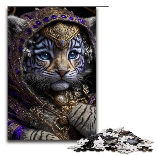 Puzzle für Erwachsene mit 1000 Teilen, Löwen, Denkspiel, Herausforderung für die Gehirnintelligenz, süchtig machendes Spielzeug, Größe 50 x 75 cm Puzzle für Erwachsene mit 1000 Teilen, Löwen, Denkspiel, Herausforderung für die Gehirnintelligenz, süchtig machendes Spielzeug, Größe 50 x 75 cm von LLONGKT