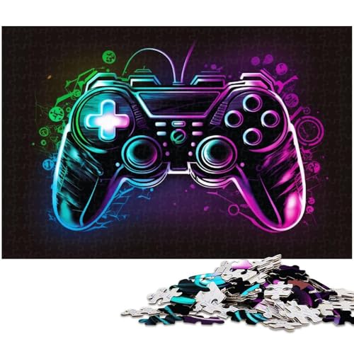 Puzzle für Erwachsene mit 1000 Teilen, Neon-Retro-Spiele, Puzzle, Denkspiel, Spaß für zu Hause, Aktivitäten, Geburtstagsgeschenk, Reisegeschenk, Größe 50 x 75 cm Puzzle für Erwachsene mit 1000 Teilen, Neon-Retro-Spiele, Puzzle, Denkspiel, Spaß für zu Hause, Aktivitäten, Geburtstagsgeschenk, Reisegeschenk, Größe 50 x 75 cm von LLONGKT