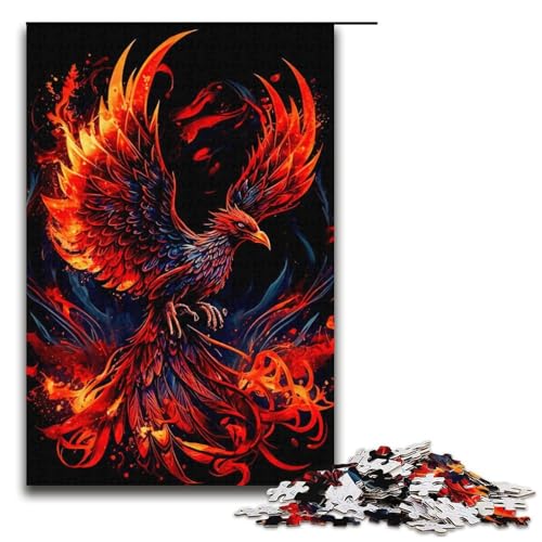 Puzzle für Erwachsene mit 1000 Teilen, Phoenix-Puzzle, Denkspiel, anspruchsvoll, Aber unterhaltsam und humorvoll, Größe 38 x 26 cm von LLONGKT