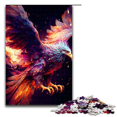Puzzle für Erwachsene mit 1000 Teilen, Phoenix-Puzzle, Denkspiel, anspruchsvoll, Aber unterhaltsam und humorvoll, Größe 50 x 75 cm Puzzle für Erwachsene mit 1000 Teilen, Phoenix-Puzzle, Denkspiel, anspruchsvoll, Aber unterhaltsam und humorvoll, Größe 50 x 75 cm von LLONGKT