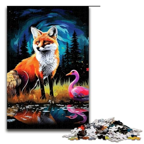 Puzzle für Erwachsene mit 1000 Teilen, Tierfüchse, Denkspiel, anspruchsvoll, Aber unterhaltsam und humorvoll, Größe 50 x 75 cm Puzzle für Erwachsene mit 1000 Teilen, Tierfüchse, Denkspiel, anspruchsvoll, Aber unterhaltsam und humorvoll, Größe 50 x 75 cm von LLONGKT