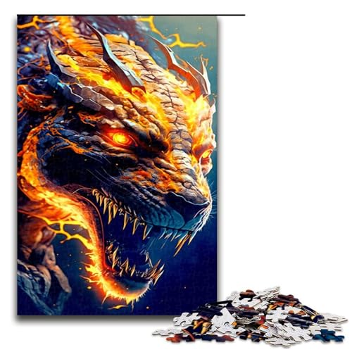 Puzzle für Erwachsene mit 1000 Teilen, Tiger-Puzzle, Denkspiel, anspruchsvoll, Aber unterhaltsam und humorvoll, Größe 50 x 75 cm Puzzle für Erwachsene mit 1000 Teilen, Tiger-Puzzle, Denkspiel, anspruchsvoll, Aber unterhaltsam und humorvoll, Größe 50 x 75 cm von LLONGKT