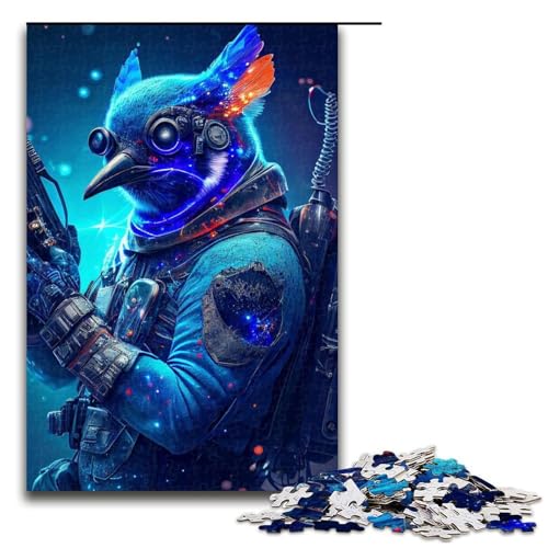 Puzzle für Erwachsene mit 1000 Teilen, Vogelkrieger, Denkspiel, Herausforderung für die Gehirnintelligenz, süchtig machendes Spielzeug, Größe 50 x 75 cm Puzzle für Erwachsene mit 1000 Teilen, Vogelkrieger, Denkspiel, Herausforderung für die Gehirnintelligenz, süchtig machendes Spielzeug, Größe 50 x 75 cm von LLONGKT