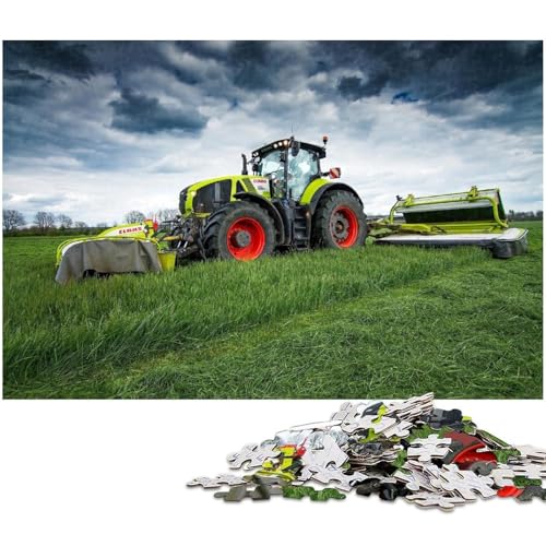 Puzzle für Erwachsene mit 1000 Teilen,Motiv: Landwirtschaftliche Werkzeuge,Traktoren,Spaß für die ganze Familie,hilft beim Training des Gehirns,süchtig machendes Spielzeug zur Förderung der Geduld von LLONGKT