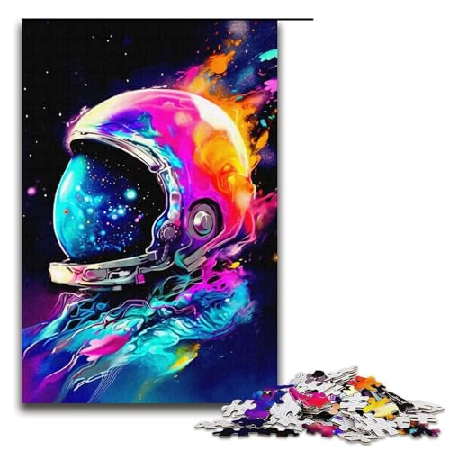 Puzzle für Erwachsene mit 1000 Teilen. Buntes Astronauten-Puzzle. Denkspiel, anspruchsvoll, Aber unterhaltsam und humorvoll. Größe: 38 x 26 cm Puzzle für Erwachsene mit 1000 Teilen. Buntes Astronauten-Puzzle. Denkspiel, anspruchsvoll, Aber unterhaltsam und humorvoll. Größe: 38 x 26 cm von LLONGKT