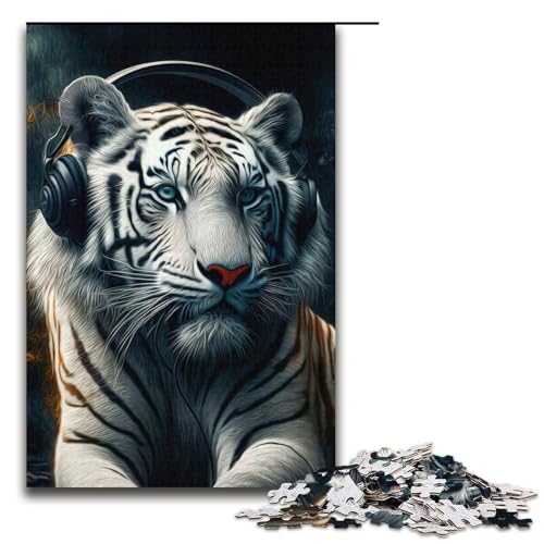 Puzzle für Erwachsene mit 1000 Teilen. Tiger-Puzzle. Denkspiel, anspruchsvoll, Aber unterhaltsam und humorvoll. Größe: 38 x 26 cm Puzzle für Erwachsene mit 1000 Teilen. Tiger-Puzzle. Denkspiel, anspruchsvoll, Aber unterhaltsam und humorvoll. Größe: 38 x 26 cm von LLONGKT
