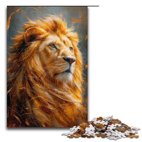 Puzzle für Erwachsene und Jugendliche, 1000 Teile, farbenfrohes Fantasy-Phönix-Puzzle für Erwachsene, lustige Holzpuzzlespiele (Größe 50 x 75 cm) von LLONGKT