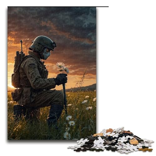 Puzzle für Erwachsene und Jugendliche, 1000 Teile, japanischer Stil, Puzzle für Erwachsene, lustige Holzpuzzlespiele (Größe 50 x 75 cm) von LLONGKT