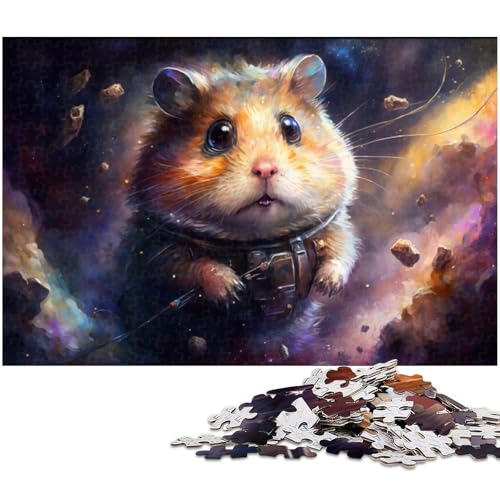 Puzzle für Erwachsene und Teenager, 1000 Teile, magischer Hamster, Puzzle für Erwachsene, Holzpuzzle, Geschenk für Teenager, Größe 50 x 75 cm Puzzle für Erwachsene und Teenager, 1000 Teile, magischer Hamster, Puzzle für Erwachsene, Holzpuzzle, Geschenk für Teenager, Größe 50 x 75 cm von LLONGKT