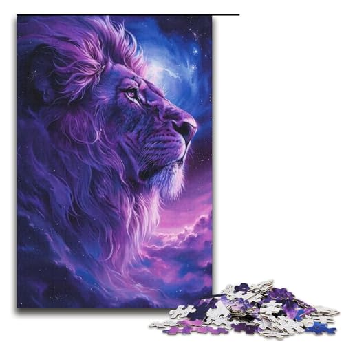 Puzzle mit 1000 Teilen für Erwachsene, „Der Löwe im Universum“, Denkspiel, anspruchsvoll, Aber unterhaltsam und humorvoll, Größe 38 x 26 cm Puzzle mit 1000 Teilen für Erwachsene, „Der Löwe im Universum“, Denkspiel, anspruchsvoll, Aber unterhaltsam und humorvoll, Größe 38 x 26 cm von LLONGKT