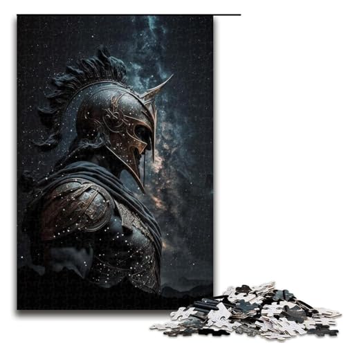Puzzle mit 1000 Teilen für Erwachsene, Alien-Astronaut, Denkspiel, Stressabbau, Staycation, Zeit totzuschlagen, Größe 50 x 75 cm von LLONGKT