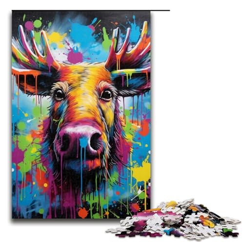 Puzzle mit 1000 Teilen für Erwachsene, Alpaka-Quizspiel, Stressabbau, schwierige Herausforderung, Größe 50 x 75 cm Puzzle mit 1000 Teilen für Erwachsene, Alpaka-Quizspiel, Stressabbau, schwierige Herausforderung, Größe 50 x 75 cm von LLONGKT