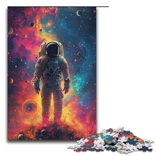 Puzzle mit 1000 Teilen für Erwachsene, Astronaut im Weltraum, Denkspiel, herausfordernd, Aber unterhaltsam und humorvoll, Größe 38 x 26 cm Puzzle mit 1000 Teilen für Erwachsene, Astronaut im Weltraum, Denkspiel, herausfordernd, Aber unterhaltsam und humorvoll, Größe 38 x 26 cm von LLONGKT
