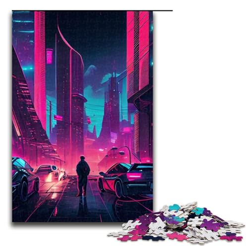 Puzzle mit 1000 Teilen für Erwachsene, Atemberaubendes Stadtpuzzle, Lernspiele, Weihnachts- und Geburtstagsgeschenke für Teenager ab 14 Jahren, Größe 50 x 75 cm Puzzle mit 1000 Teilen für Erwachsene, Atemberaubendes Stadtpuzzle, Lernspiele, Weihnachts- und Geburtstagsgeschenke für Teenager ab 14 Jahren, Größe 50 x 75 cm von LLONGKT