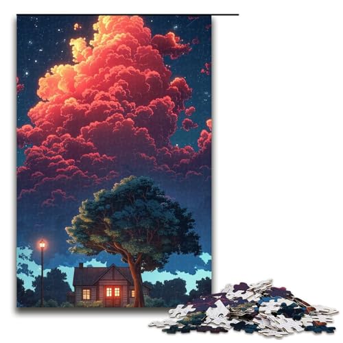 Puzzle mit 1000 Teilen für Erwachsene, Bunte Wolken, Quizspiel, anspruchsvoll zu vervollständigen, Aber lustig und humorvoll, Größe 50 x 75 cm Puzzle mit 1000 Teilen für Erwachsene, Bunte Wolken, Quizspiel, anspruchsvoll zu vervollständigen, Aber lustig und humorvoll, Größe 50 x 75 cm von LLONGKT