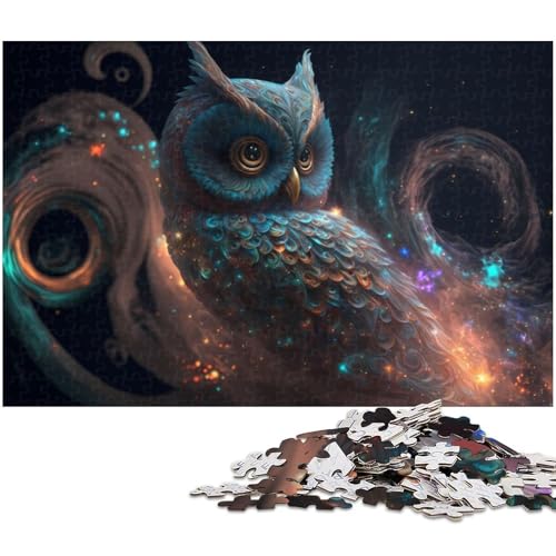 Puzzle mit 1000 Teilen für Erwachsene, Eulen-Quizspiel, Stressabbau, schwierige Herausforderung, Größe 50 x 75 cm Puzzle mit 1000 Teilen für Erwachsene, Eulen-Quizspiel, Stressabbau, schwierige Herausforderung, Größe 50 x 75 cm von LLONGKT