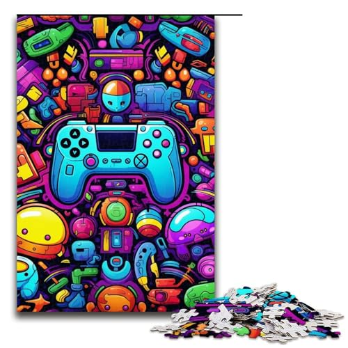 Puzzle mit 1000 Teilen für Erwachsene, Farbspiel, Lernspiele, Weihnachts- und Geburtstagsgeschenke für Teenager ab 14 Jahren, Größe 50 x 75 cm Puzzle mit 1000 Teilen für Erwachsene, Farbspiel, Lernspiele, Weihnachts- und Geburtstagsgeschenke für Teenager ab 14 Jahren, Größe 50 x 75 cm von LLONGKT