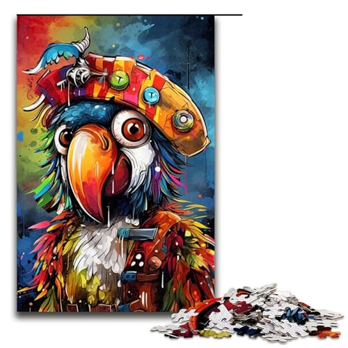 Puzzle mit 1000 Teilen für Erwachsene, Puzzle mit Tieren, Vögeln, Papageien, Quizspiel, Stressabbau, schwierige Herausforderung, Größe 50 x 75 cm Puzzle mit 1000 Teilen für Erwachsene, Puzzle mit Tieren, Vögeln, Papageien, Quizspiel, Stressabbau, schwierige Herausforderung, Größe 50 x 75 cm von LLONGKT