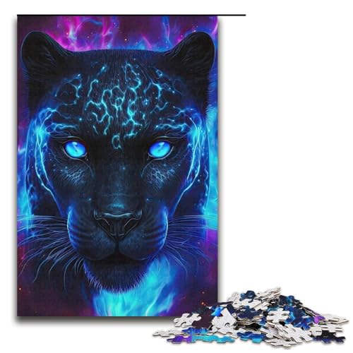 Puzzle mit 1000 Teilen für Erwachsene, Tier-Leoparden-Quizspiel, Stressabbau, schwierige Herausforderung, Größe 38 x 26 cm Puzzle mit 1000 Teilen für Erwachsene, Tier-Leoparden-Quizspiel, Stressabbau, schwierige Herausforderung, Größe 38 x 26 cm von LLONGKT