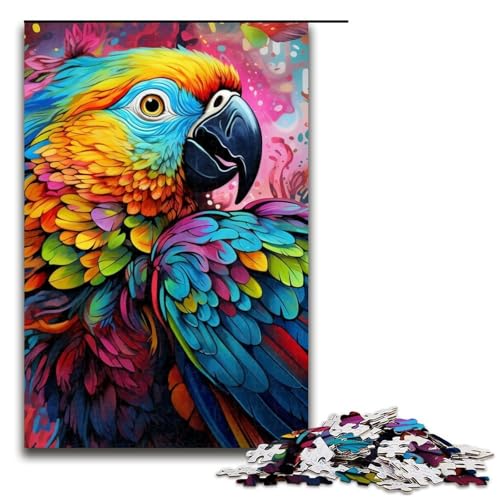 Puzzle mit 1000 Teilen für Erwachsene, Tiere, Vögel, Papageien, Denkspiel, herausfordernd, Aber unterhaltsam und humorvoll, Größe 50 x 75 cm Puzzle mit 1000 Teilen für Erwachsene, Tiere, Vögel, Papageien, Denkspiel, herausfordernd, Aber unterhaltsam und humorvoll, Größe 50 x 75 cm von LLONGKT