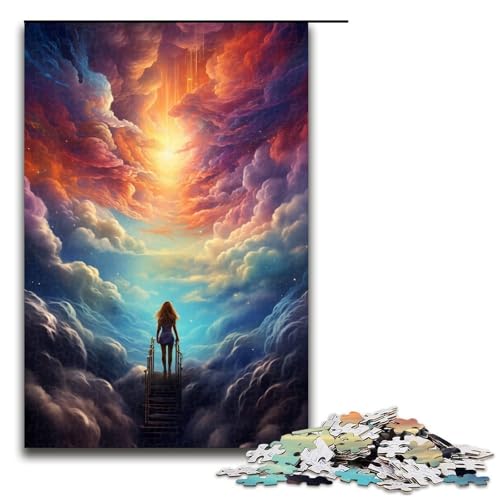 Puzzle mit 1000 Teilen für Erwachsene, Traumlandschaft, Denkspiel, herausfordernd, Aber unterhaltsam und humorvoll, Größe 50 x 75 cm Puzzle mit 1000 Teilen für Erwachsene, Traumlandschaft, Denkspiel, herausfordernd, Aber unterhaltsam und humorvoll, Größe 50 x 75 cm von LLONGKT