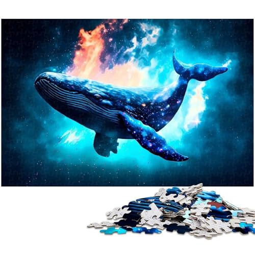 Puzzle mit 1000 Teilen für Erwachsene, Wal-Quizspiel, anspruchsvoll zu vervollständigen, Aber lustig und humorvoll, Größe 38 x 26 cm von LLONGKT