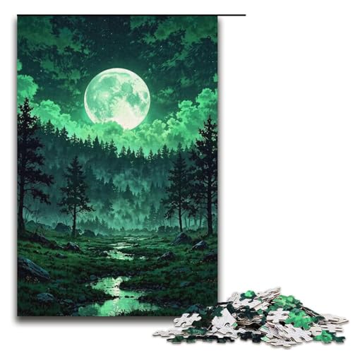 Puzzle mit 1000 Teilen für Erwachsene im japanischen Stil, Lernspiele, Geschenkideen für Teenager ab 14 Jahren (Größe 38 x 26 cm) von LLONGKT
