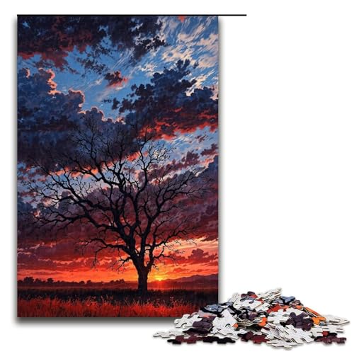Puzzle mit 1000 Teilen für Erwachsene im japanischen Stil, Lernspiele, Geschenkideen für Teenager ab 14 Jahren (Größe 50 x 75 cm) von LLONGKT