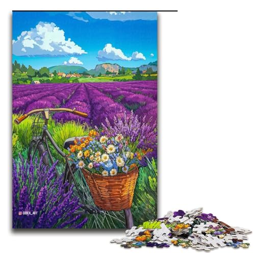 Puzzle mit 1000 Teilen für Erwachsene im japanischen Stil, Lernspiele, Geschenkideen für Teenager ab 14 Jahren (Größe 50 x 75 cm) von LLONGKT