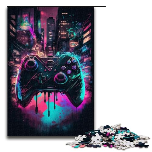 Puzzles 1000 Teile Spiel Neonfarbenpuzzle für Erwachsene Holzpuzzle Heimdekoration Größe 50x75cm Puzzles 1000 Teile Spiel Neonfarbenpuzzle für Erwachsene Holzpuzzle Heimdekoration Größe 50x75cm von LLONGKT