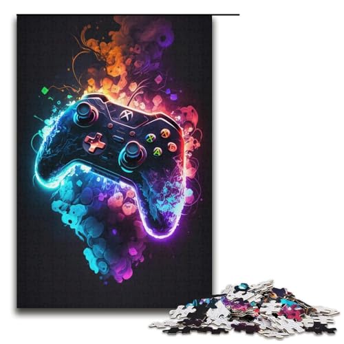 Puzzles 1000 Teile Spiel Puzzle für Erwachsene aus Pappe Puzzle Hands-on-Spiel (Größe 38 x 26 cm) von LLONGKT