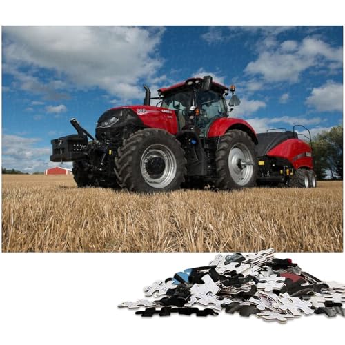 Puzzles Landwirtschaftliche Werkzeuge Traktoren Puzzle für Erwachsene 1000 Teile Karton Puzzle Erwachsene Größe 38x26cm von LLONGKT