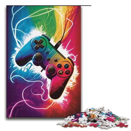 Puzzlespiel „Malen“, 1000-teiliges Puzzle aus Pappe für Erwachsene und Jugendliche, tolles Geschenk für Erwachsene (Größe 38 x 26 cm) von LLONGKT