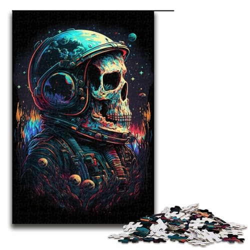 Skelett-Puzzle mit 1000 Teilen für Holzpuzzles, pädagogisches Spielzeug zum Stressabbau, Größe 50 x 75 cm von LLONGKT