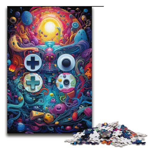 Spielpuzzle 1000 Teile Puzzle für Erwachsene Stressabbau Geeignet für Jugendliche ab 14 Jahren Größe 38x26cm von LLONGKT
