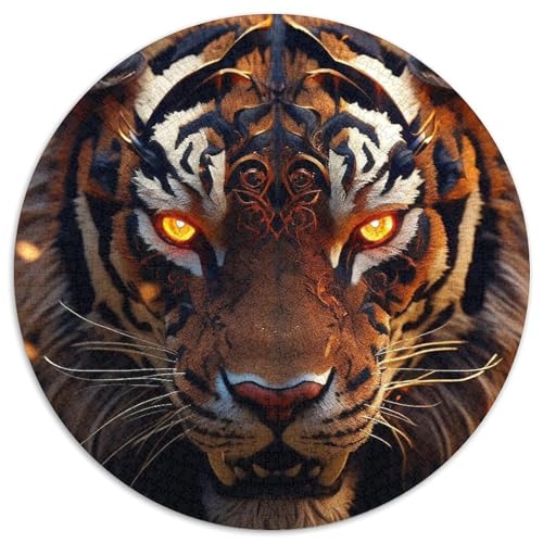 Tiger-Puzzle für Erwachsene, 1000 Teile, Geburtstagsgeschenkidee für Erwachsene, anspruchsvolles Denkspiel (67,5 x 67,5 cm) von LLONGKT