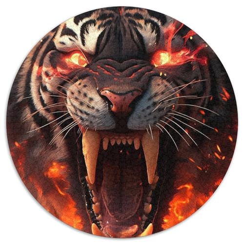 Tiger-Puzzle für Erwachsene, 1000 Teile, Geburtstagsgeschenkidee für Erwachsene, anspruchsvolles Denkspiel (67,5 x 67,5 cm) von LLONGKT