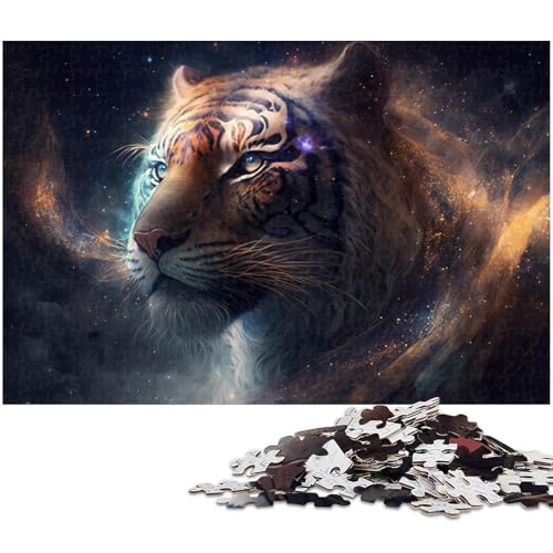 Tiger-Puzzle für Erwachsene, 1000 Teile, Unmögliches Puzzle für Jugendliche ab 14 Jahren, Größe 50 x 75 cm von LLONGKT