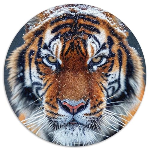 Tiger-Puzzle für Erwachsene, 1000 Teile, anspruchsvolles Denkspiel, Familienaktivität, Heimdekoration, (67,5 x 67,5 cm) von LLONGKT