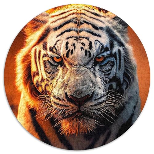 Tiger-Puzzle für Erwachsene, 1000 Teile, pädagogisches Denkspiel, künstlerische Heim- und Bürodekoration, ab 14 Jahren (67,5 x 67,5 cm) von LLONGKT
