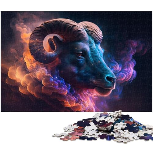 Widdernebel-Puzzle, 1000 Teile, Puzzle für Erwachsene, Teenager ab 14 Jahren, Größe 38 x 26 cm von LLONGKT