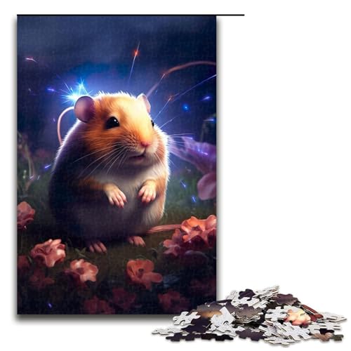 für Erwachsene, 1000-teiliges Puzzle, „Kleiner Hamster auf dem Mars“, Puzzle für Erwachsene, Holzpuzzle, herausfordernd zu vervollständigen, Aber lustig und humorvoll, Größe 50 x 75 cm für Erwachsene, 1000-teiliges Puzzle, „Kleiner Hamster auf dem Mars“, Puzzle für Erwachsene, Holzpuzzle, herausfordernd zu vervollständigen, Aber lustig und humorvoll, Größe 50 x 75 cm von LLONGKT