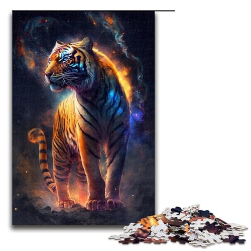 für Erwachsene 1000-teiliges Puzzle „Space Cosmic Tiger“ Puzzles für Erwachsene aus Holz, anspruchsvolles Spiel, Größe 50 x 75 cm für Erwachsene 1000-teiliges Puzzle „Space Cosmic Tiger“ Puzzles für Erwachsene aus Holz, anspruchsvolles Spiel, Größe 50 x 75 cm von LLONGKT
