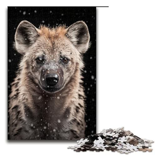 für Erwachsene 1000-teiliges Puzzle Hyäne Puzzles für Erwachsene Holzpuzzle Herausforderndes Spiel Größe 50x75cm für Erwachsene 1000-teiliges Puzzle Hyäne Puzzles für Erwachsene Holzpuzzle Herausforderndes Spiel Größe 50x75cm von LLONGKT
