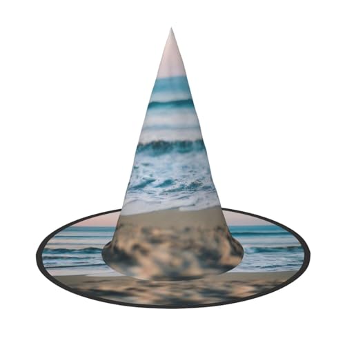 Halloween-Hut Hexen Dekor – Strand und Meer Druck Party Hexenkostüm Cosplay Verkleidung Maskerade Supplies Halloween-Hut Hexen Dekor – Strand und Meer Druck Party Hexenkostüm Cosplay Verkleidung Maskerade Supplies von LLOTPQ